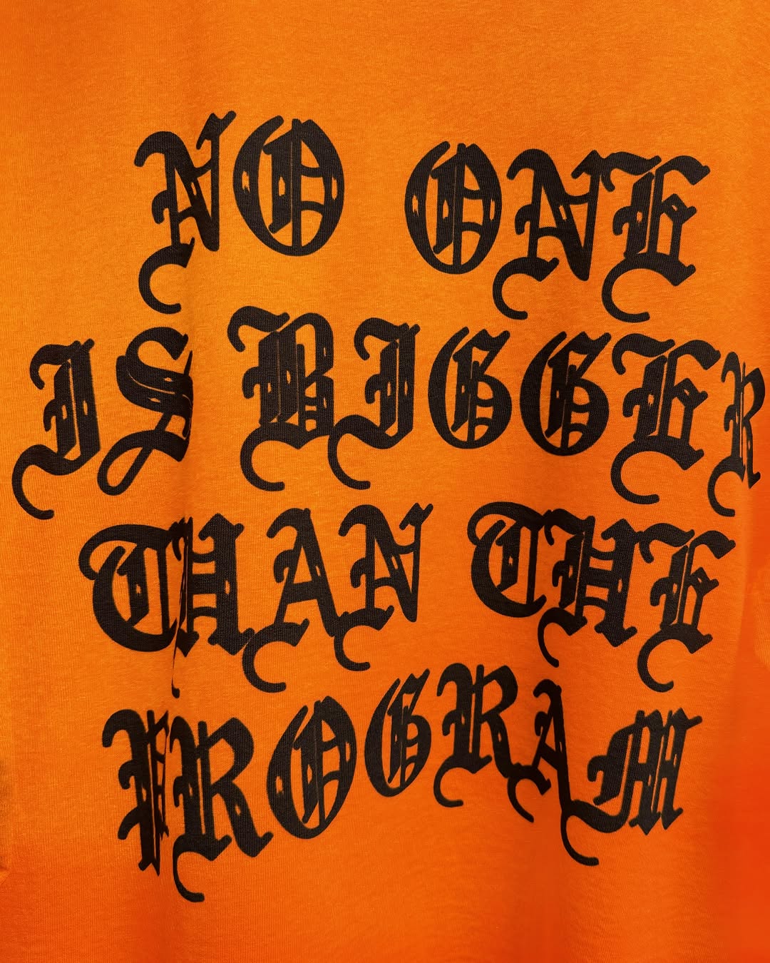 NO ONE IS BIGGER THAN THE PROGRAM T-SHIRT - Image 6