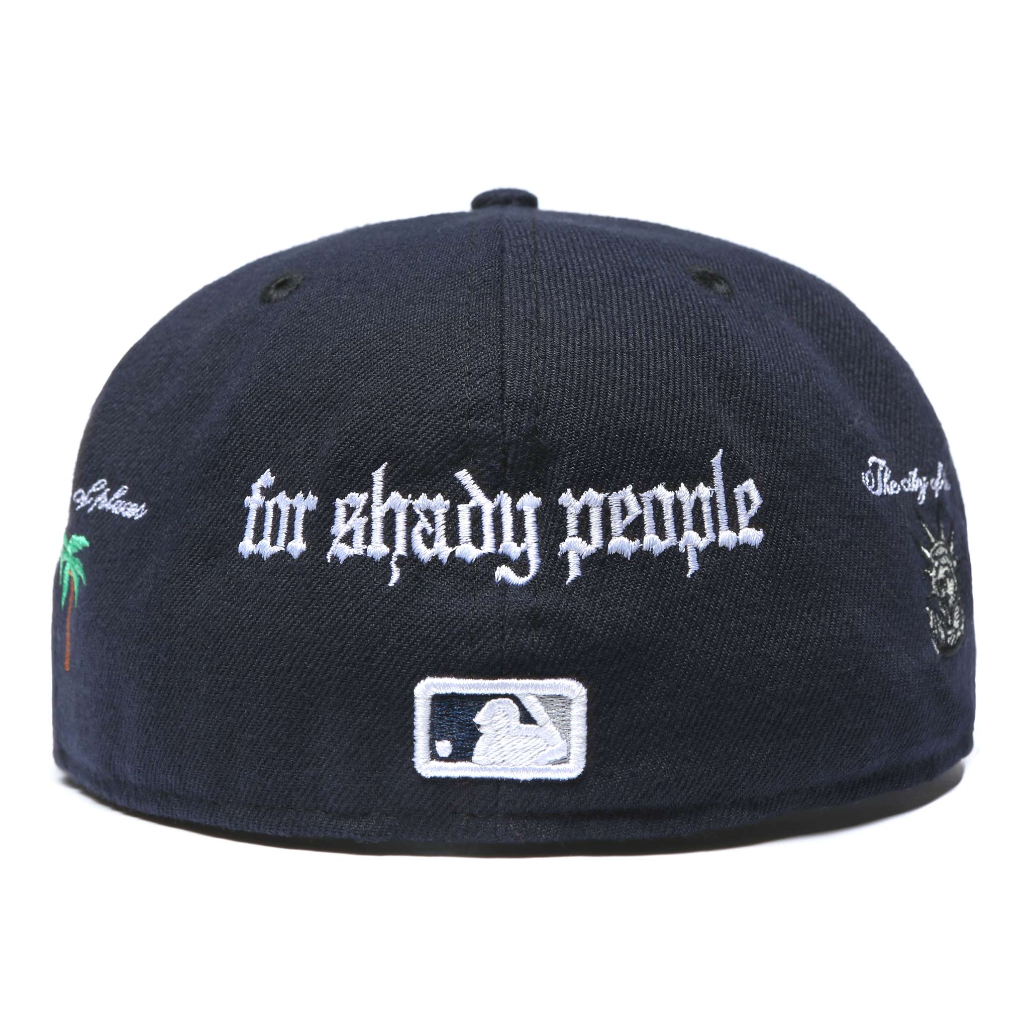 A SUNNY PLACE FOR SHADY PEOPLE FITTED CAP - Image 2