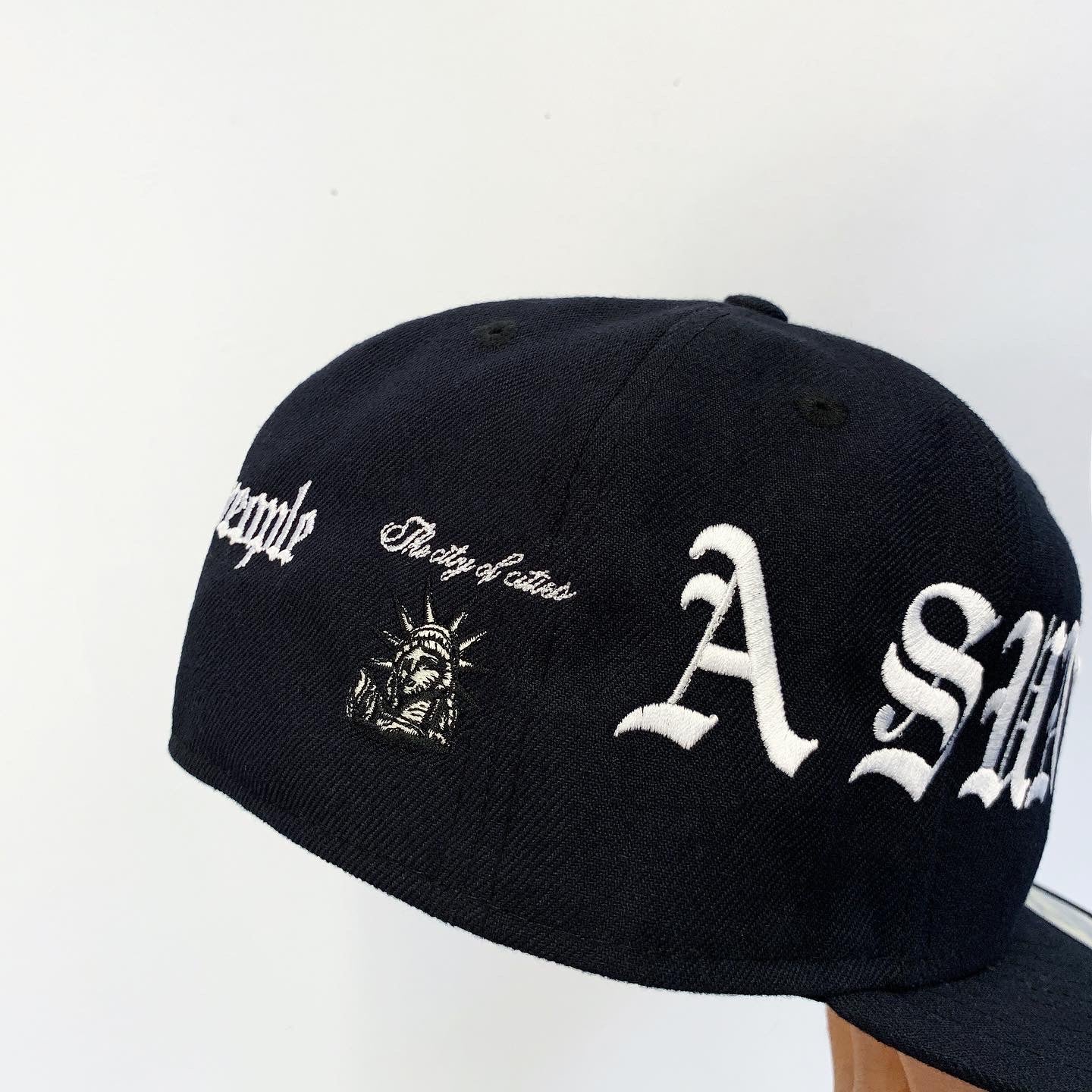 A SUNNY PLACE FOR SHADY PEOPLE FITTED CAP - Image 7