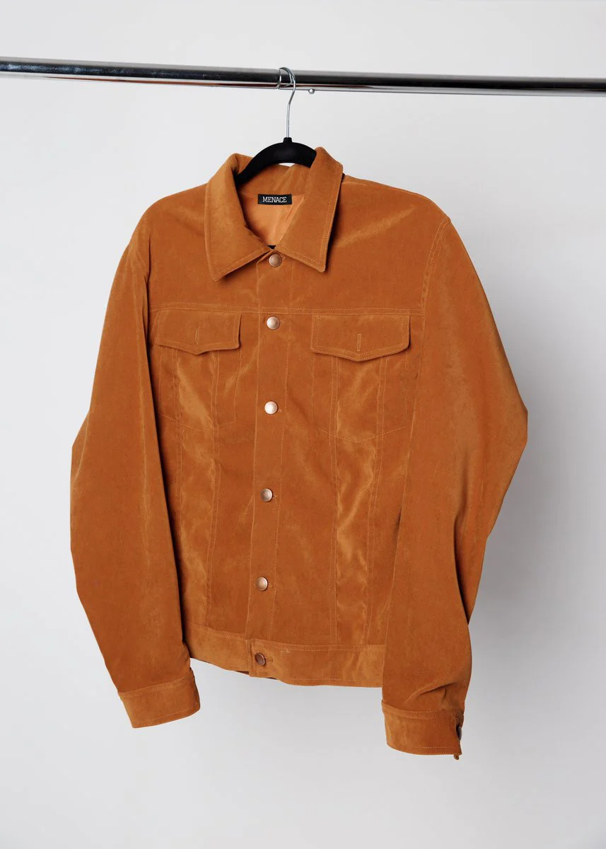 OVERSIZED STENCIL BRUSHED-TWILL JACKET - Image 4