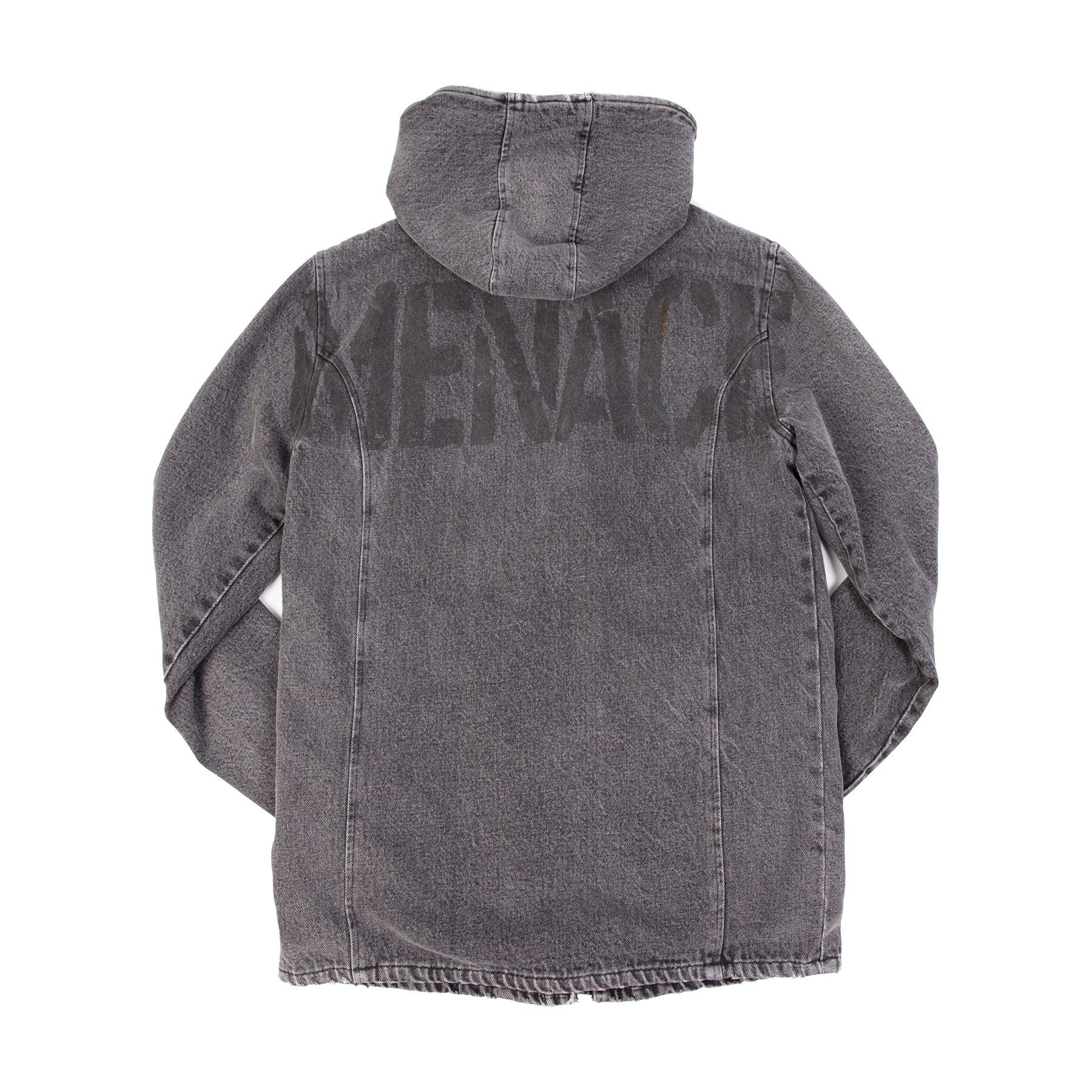STENCIL HOODED MILITARY PARKA - Image 3
