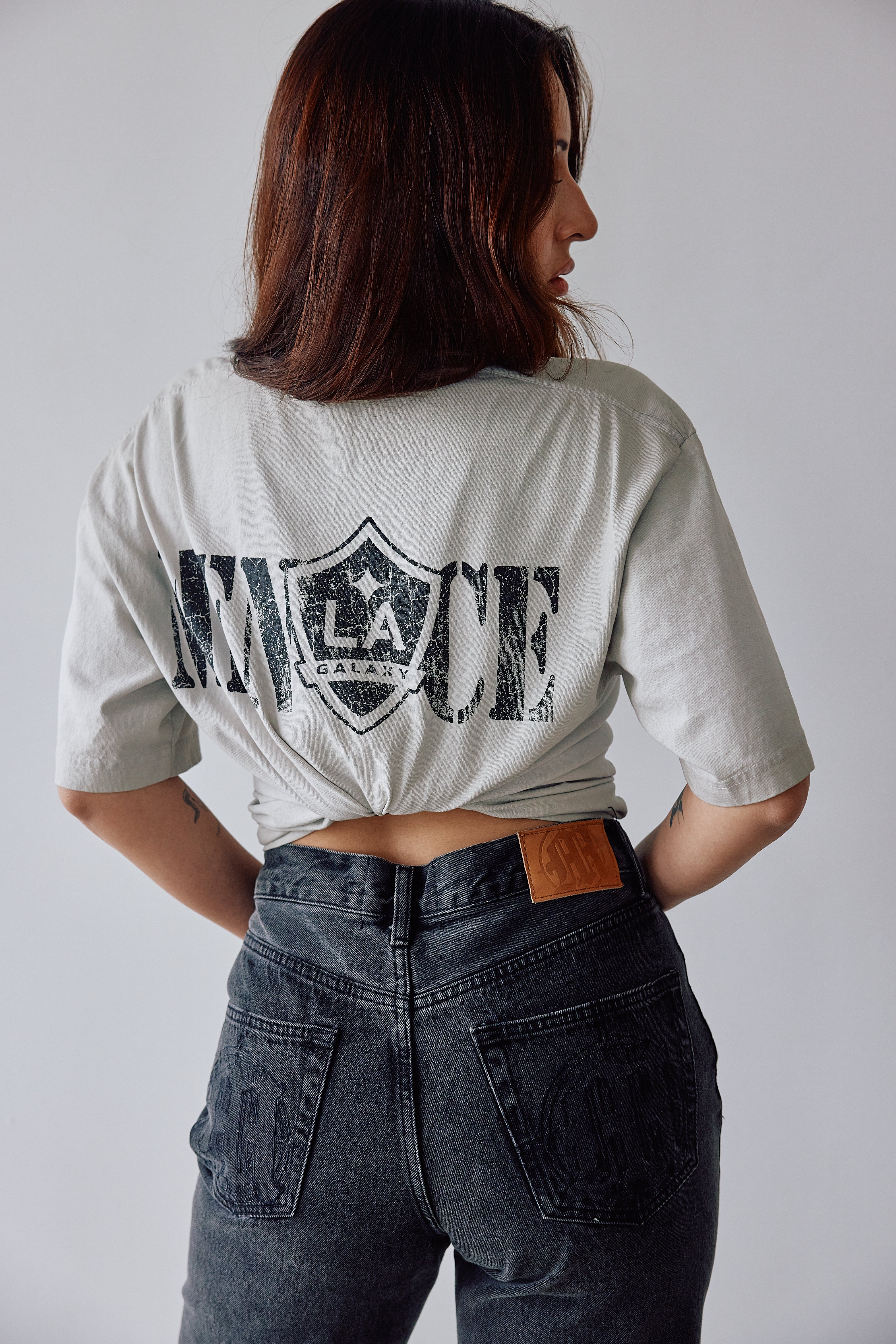 GALAXY OVERWASHED LOGO T-SHIRT (PIGMENT-SPRAYED SEAMS) - Image 8