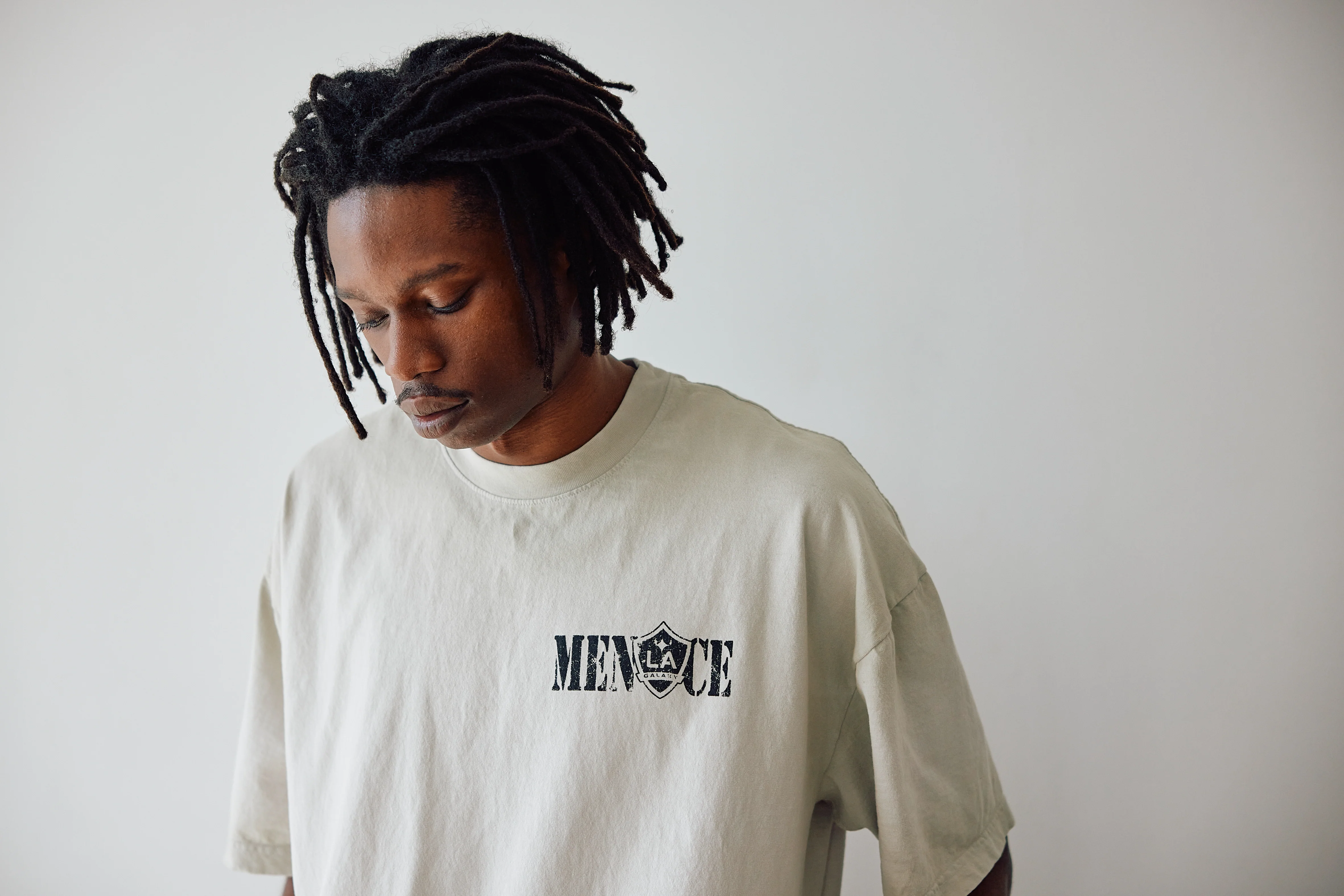 GALAXY OVERWASHED LOGO T-SHIRT (PIGMENT-SPRAYED SEAMS) - Image 9