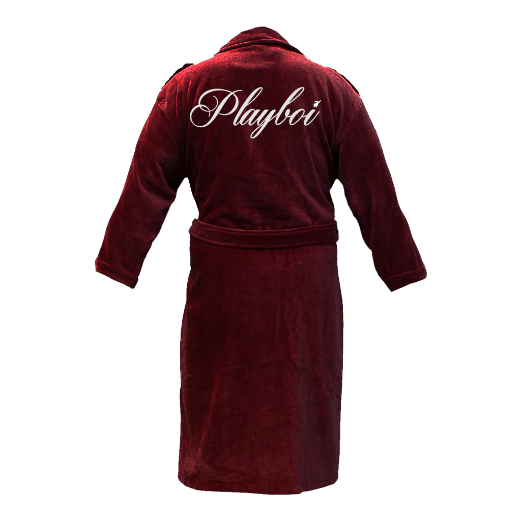 PLAYBOI VELOUR BATHROBE - Image 2
