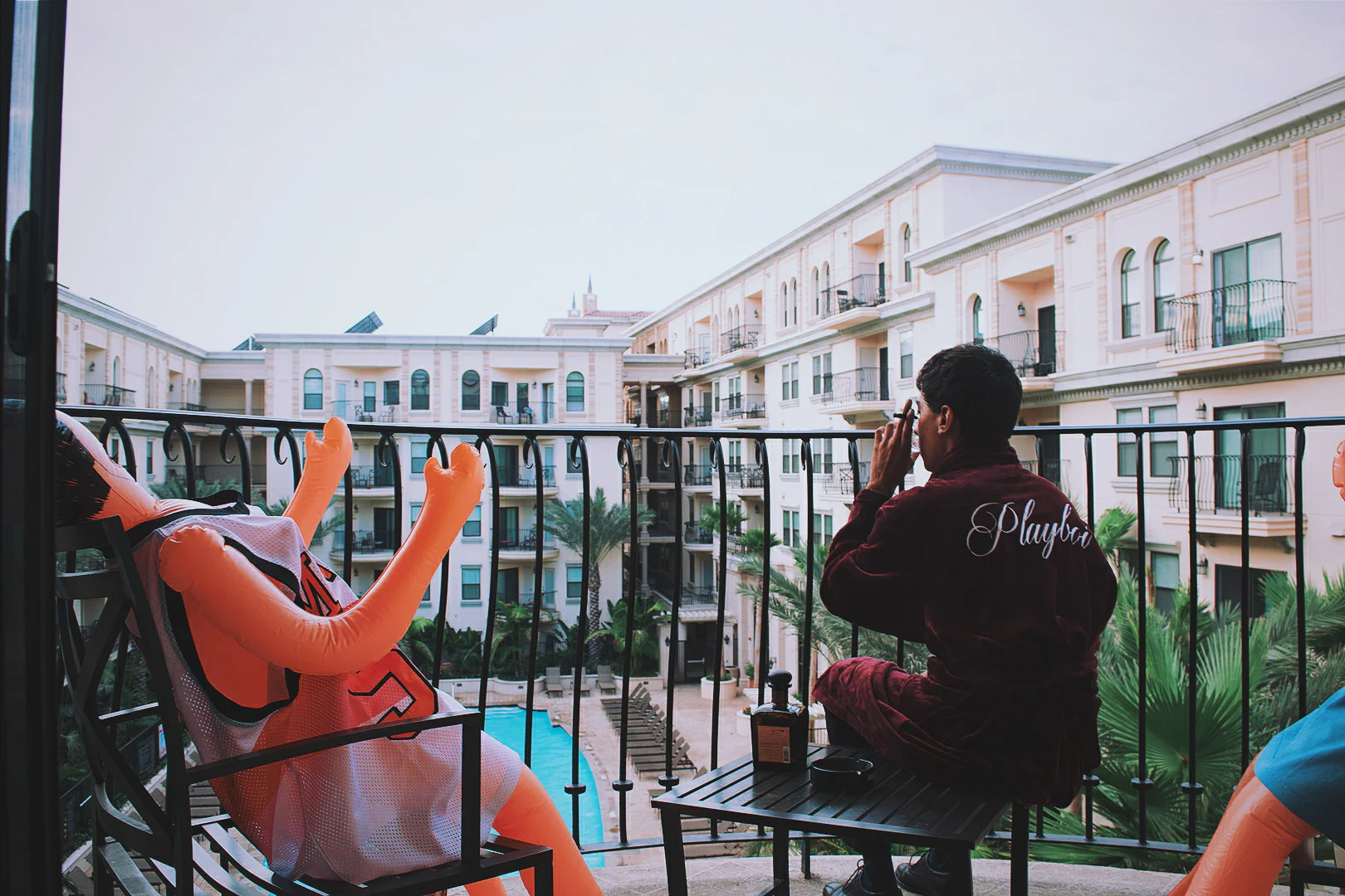 PLAYBOI VELOUR BATHROBE - Image 5