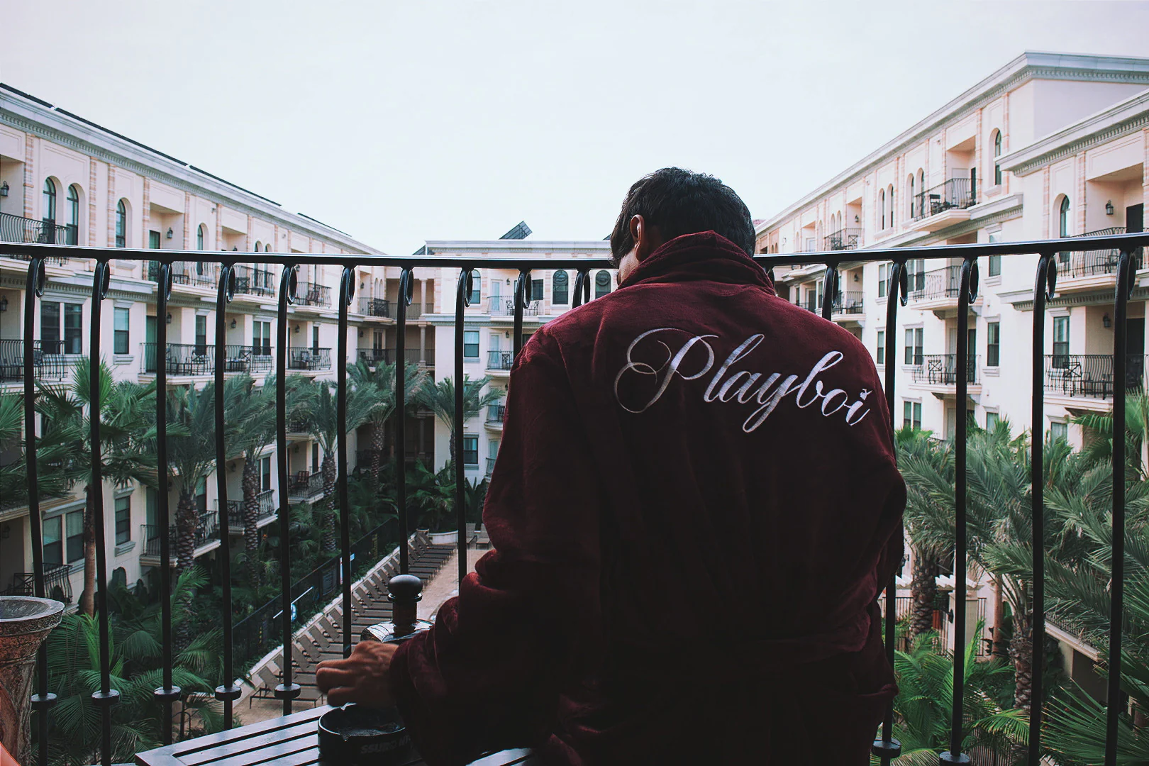 PLAYBOI VELOUR BATHROBE - Image 6