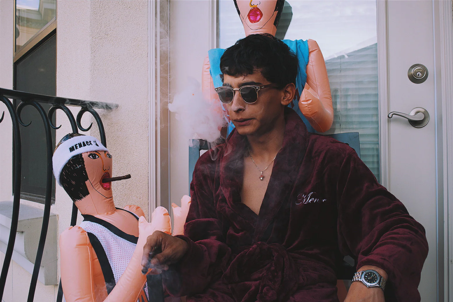 PLAYBOI VELOUR BATHROBE - Image 8