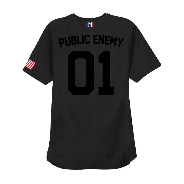 PUBLIC ENEMY BASEBALL JERSEY