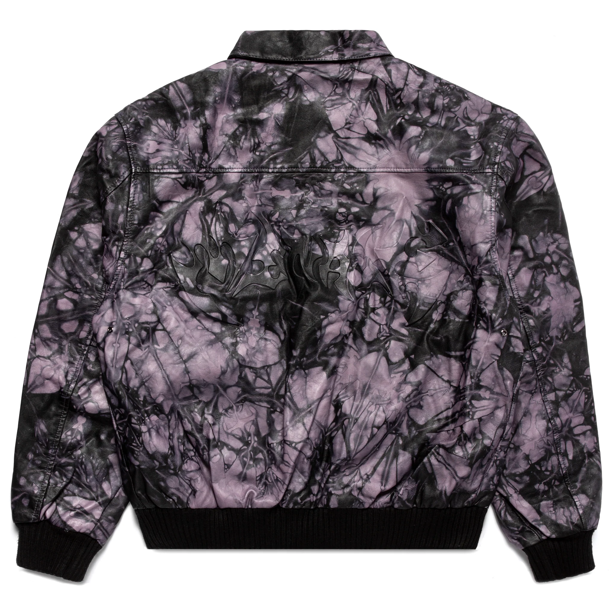 TIE-DYE LEATHER FLIGHT JACKET - Image 2