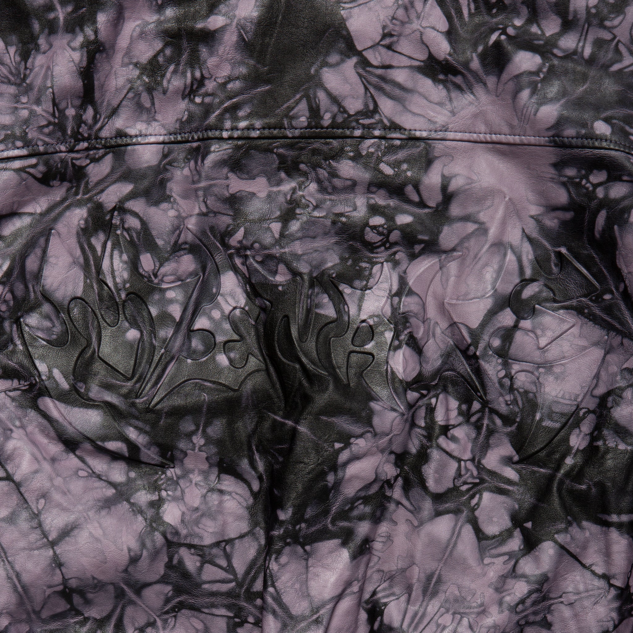 TIE-DYE LEATHER FLIGHT JACKET - Image 3