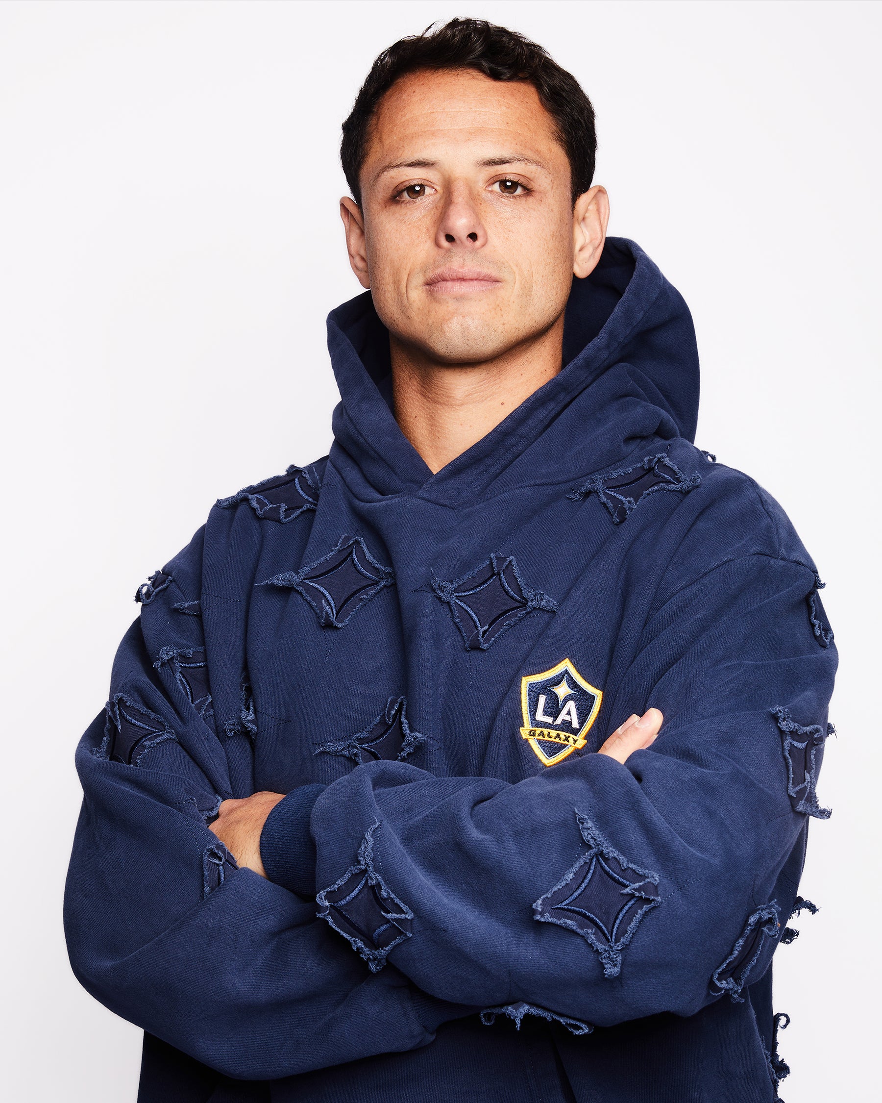 GALAXY QUASAR DISTRESSED PATCH HOODIE - Image 5
