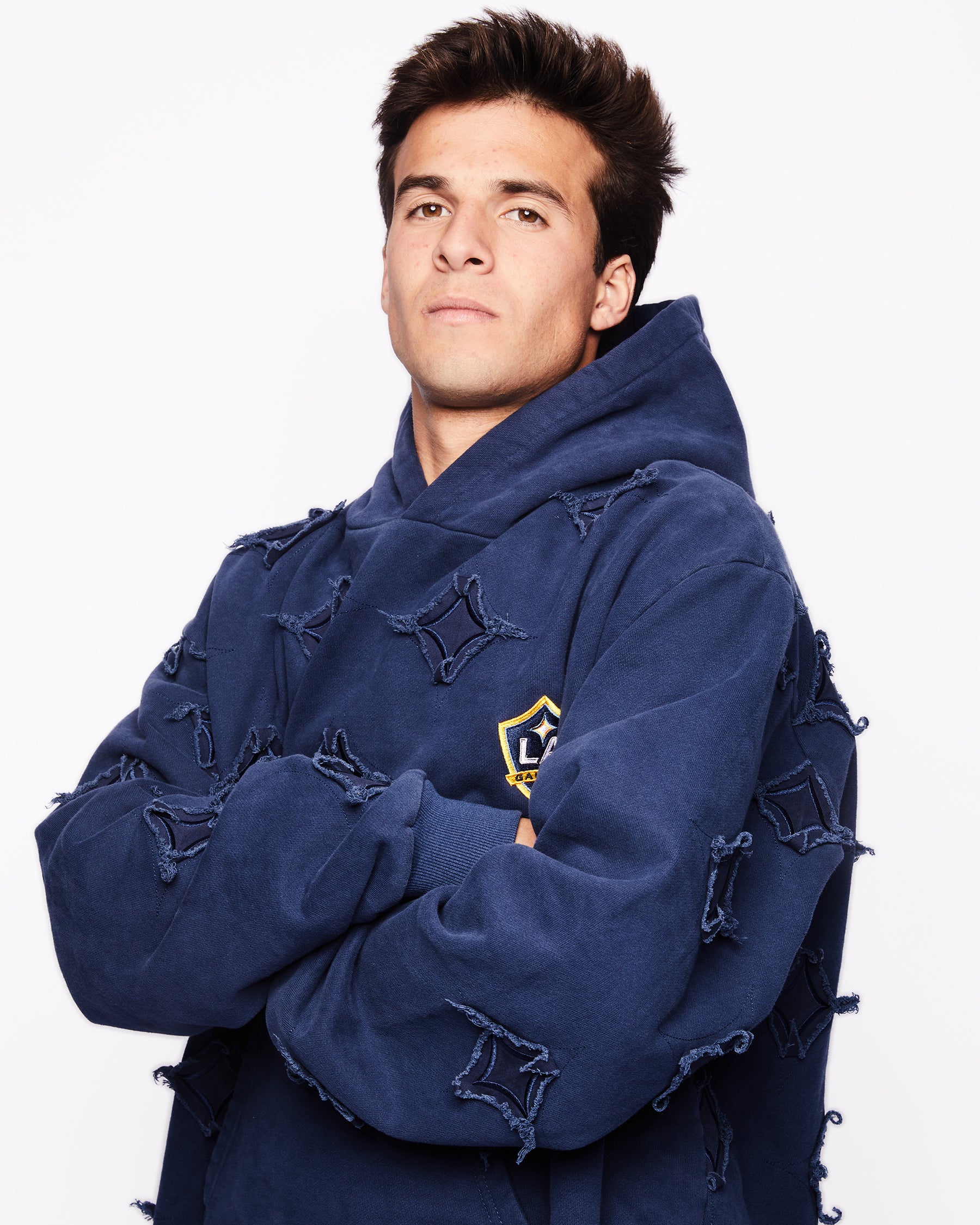 GALAXY QUASAR DISTRESSED PATCH HOODIE - Image 6