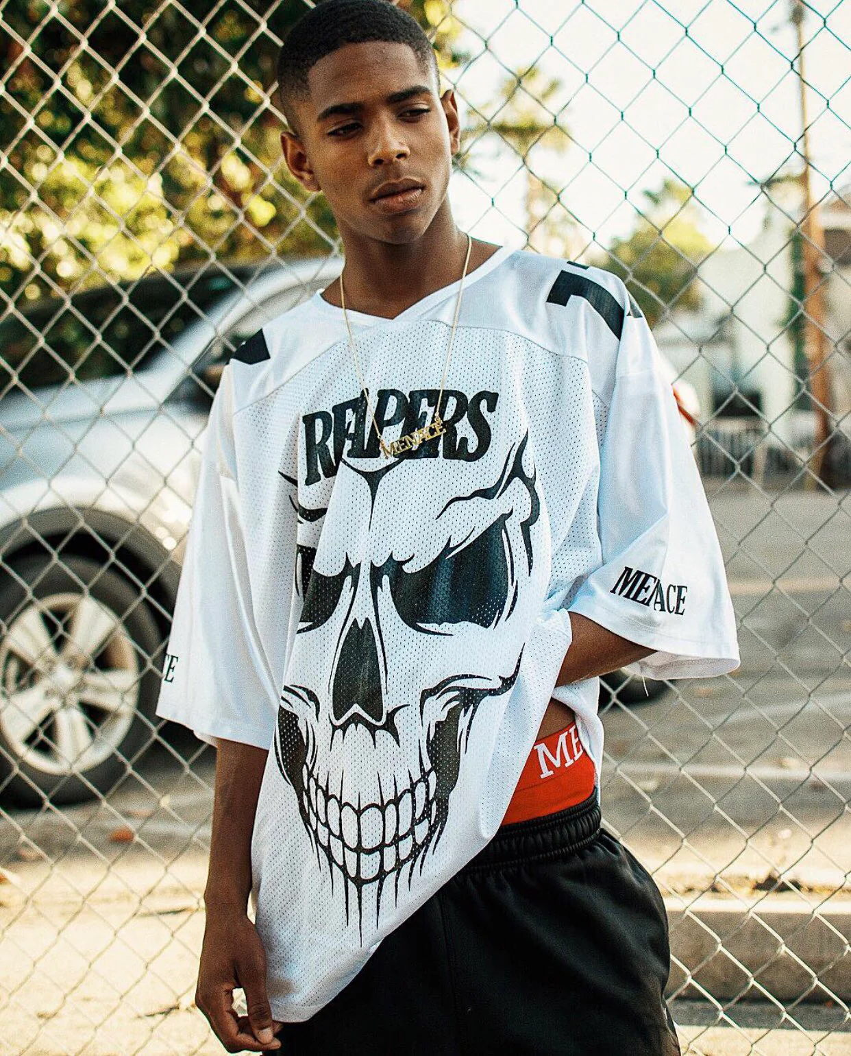 OVERSIZED REAPERS MESH FOOTBALL JERSEY - Image 6