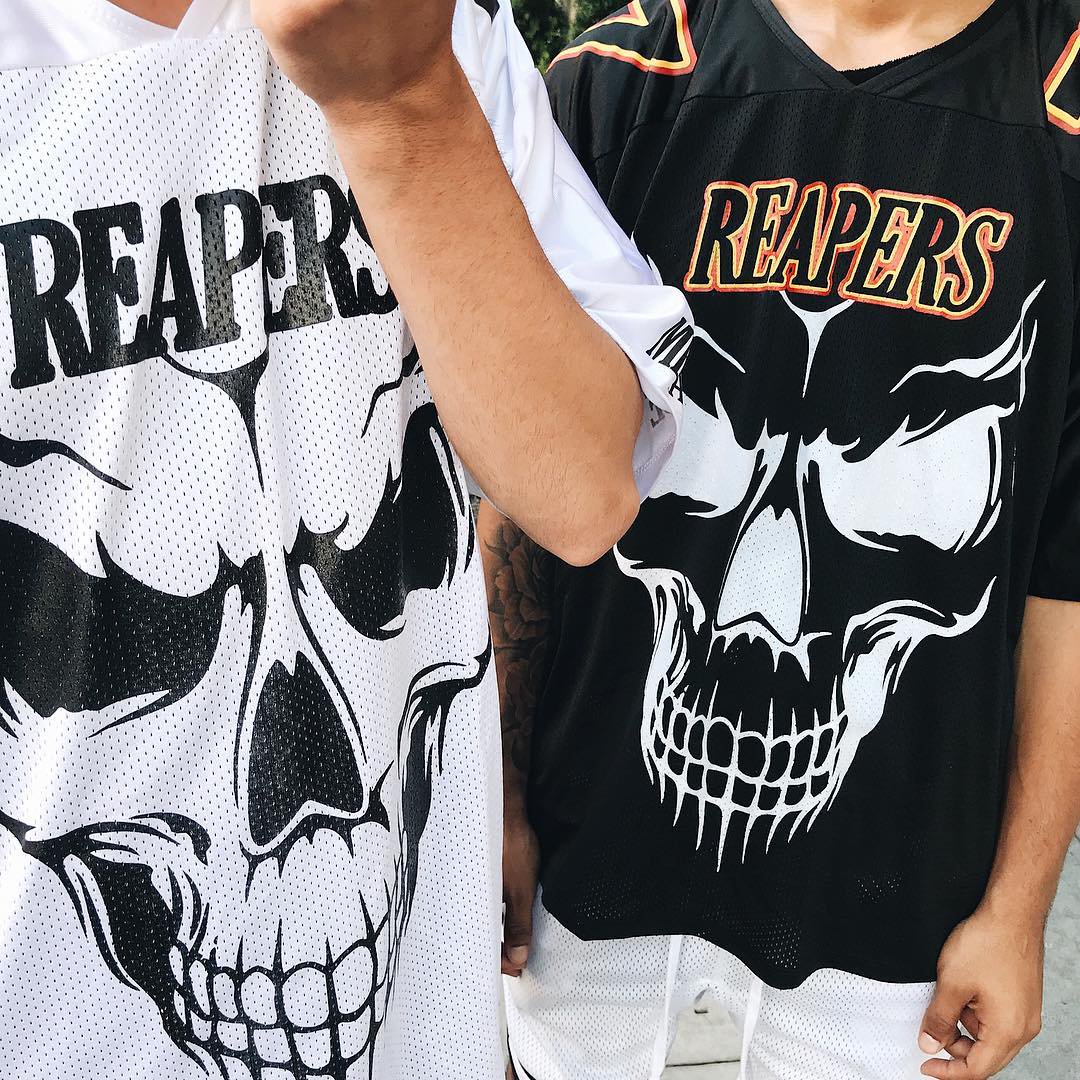 OVERSIZED REAPERS MESH FOOTBALL JERSEY - Image 3
