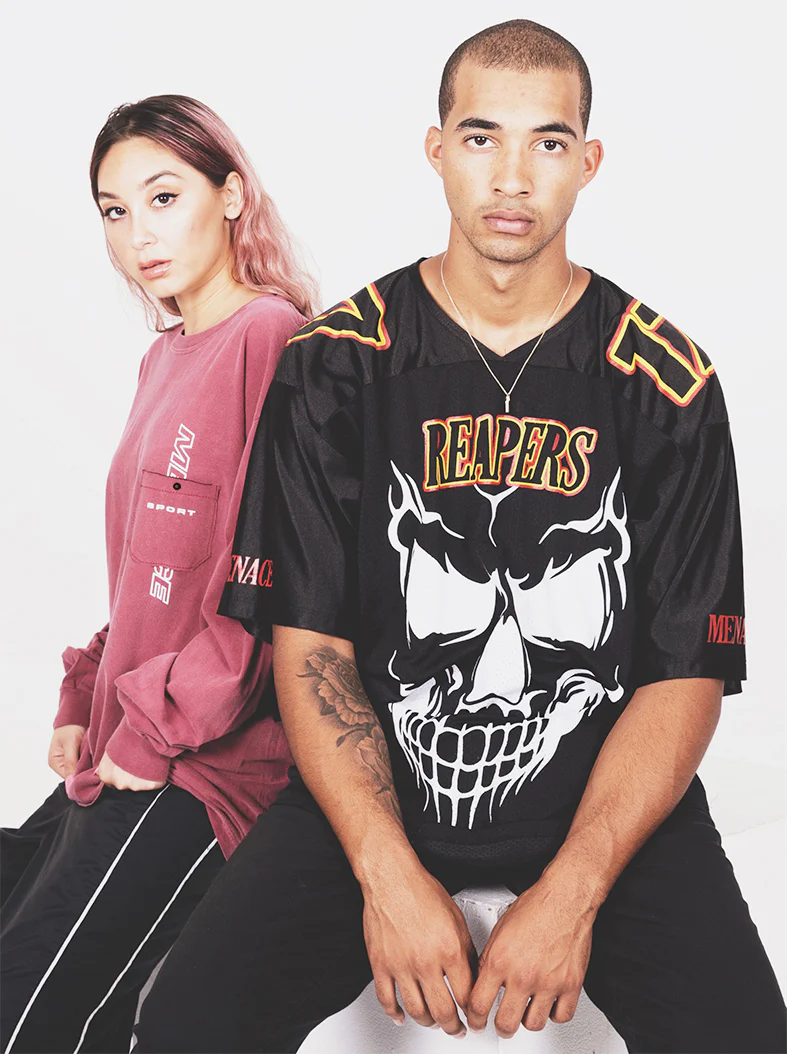OVERSIZED REAPERS MESH FOOTBALL JERSEY - Image 5