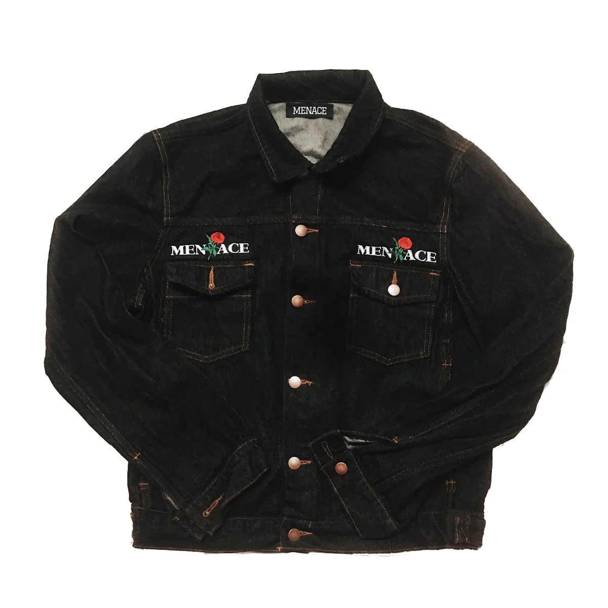 ROSES EMBROIDERED DENIM JACKET - Image 2