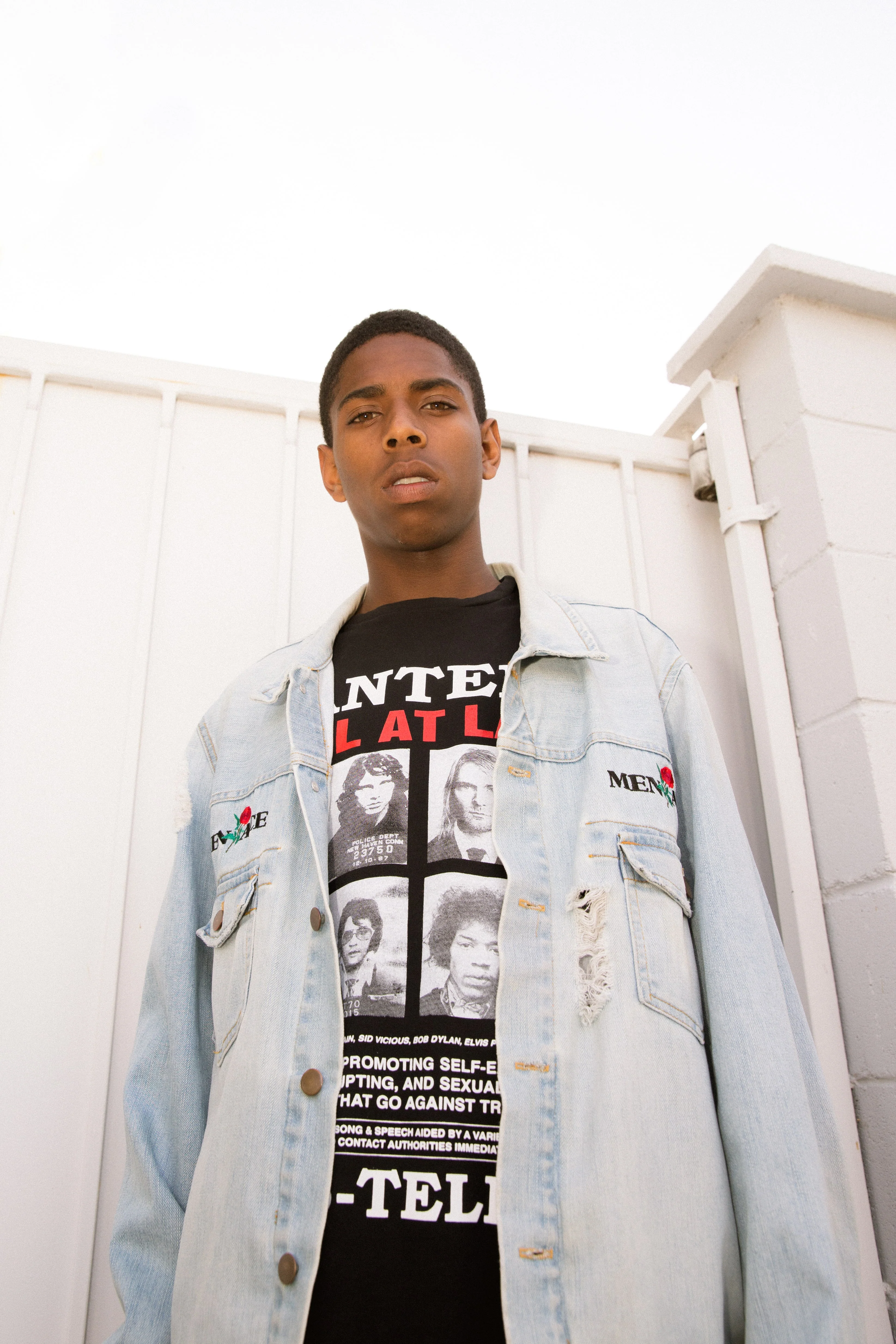 ROSES EMBROIDERED DENIM JACKET - Image 8