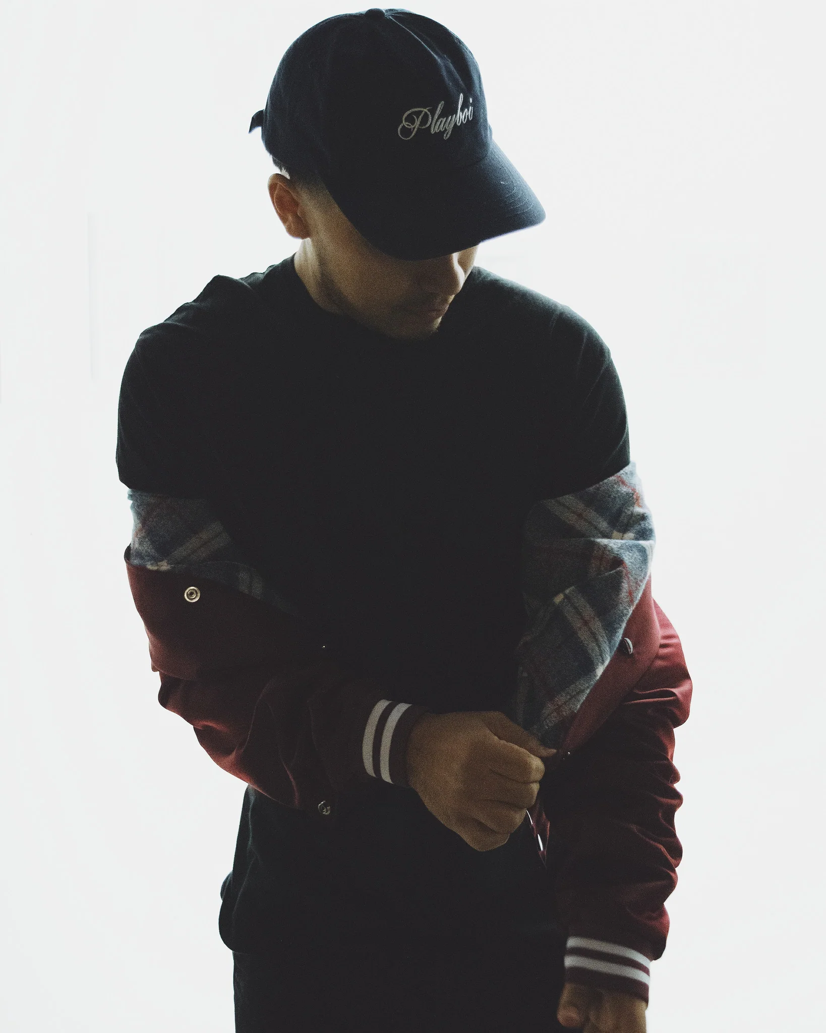 SATIN PLAYBOI BASEBALL JACKET - Image 4