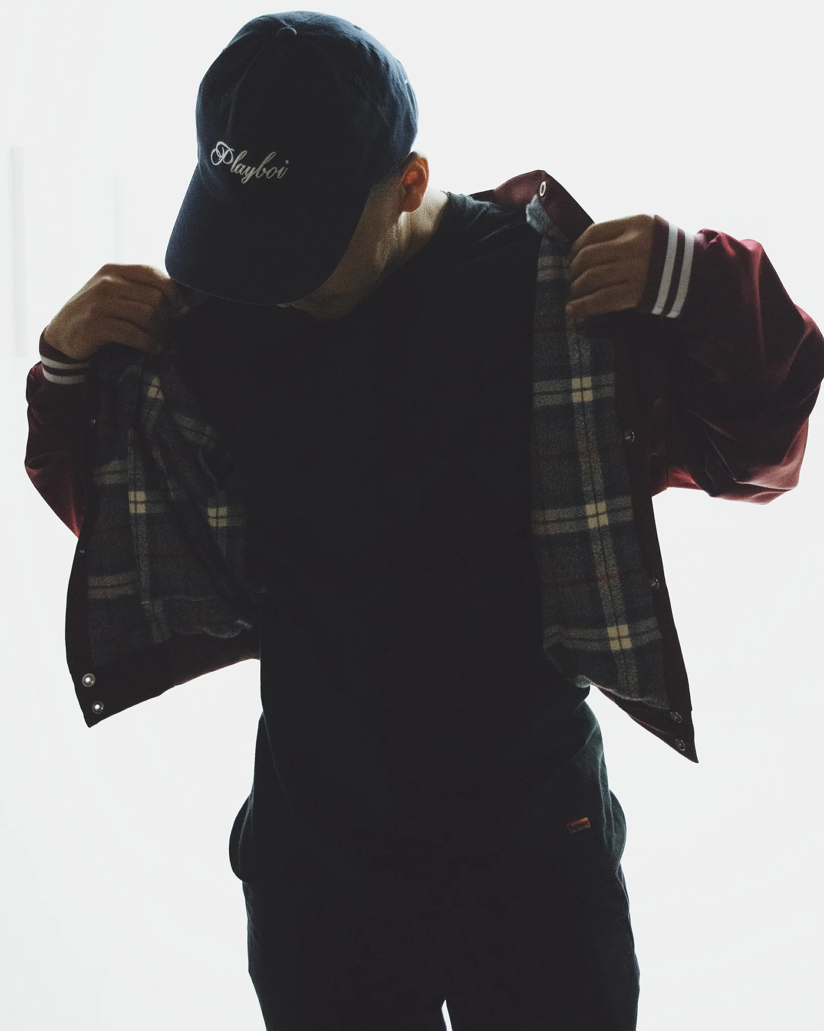 SATIN PLAYBOI BASEBALL JACKET - Image 5