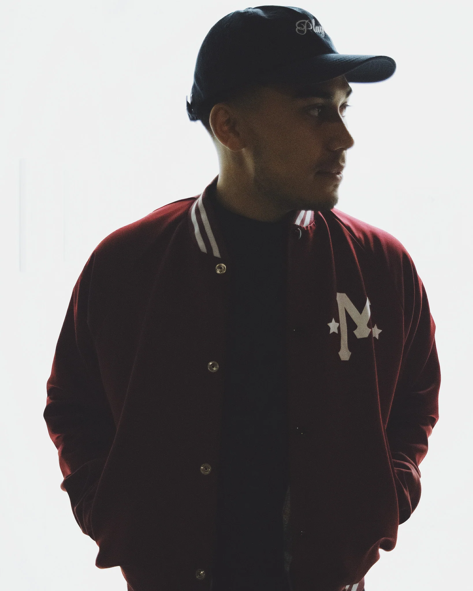 SATIN PLAYBOI BASEBALL JACKET - Image 7