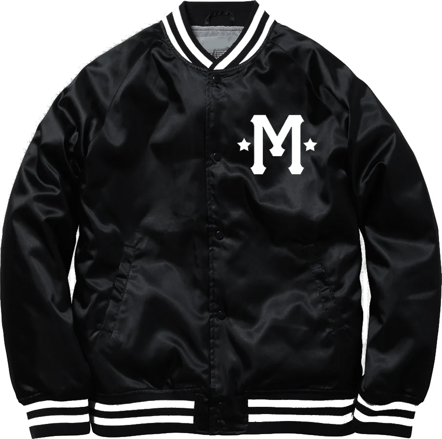 SATIN PLAYBOI BASEBALL JACKET - Image 2