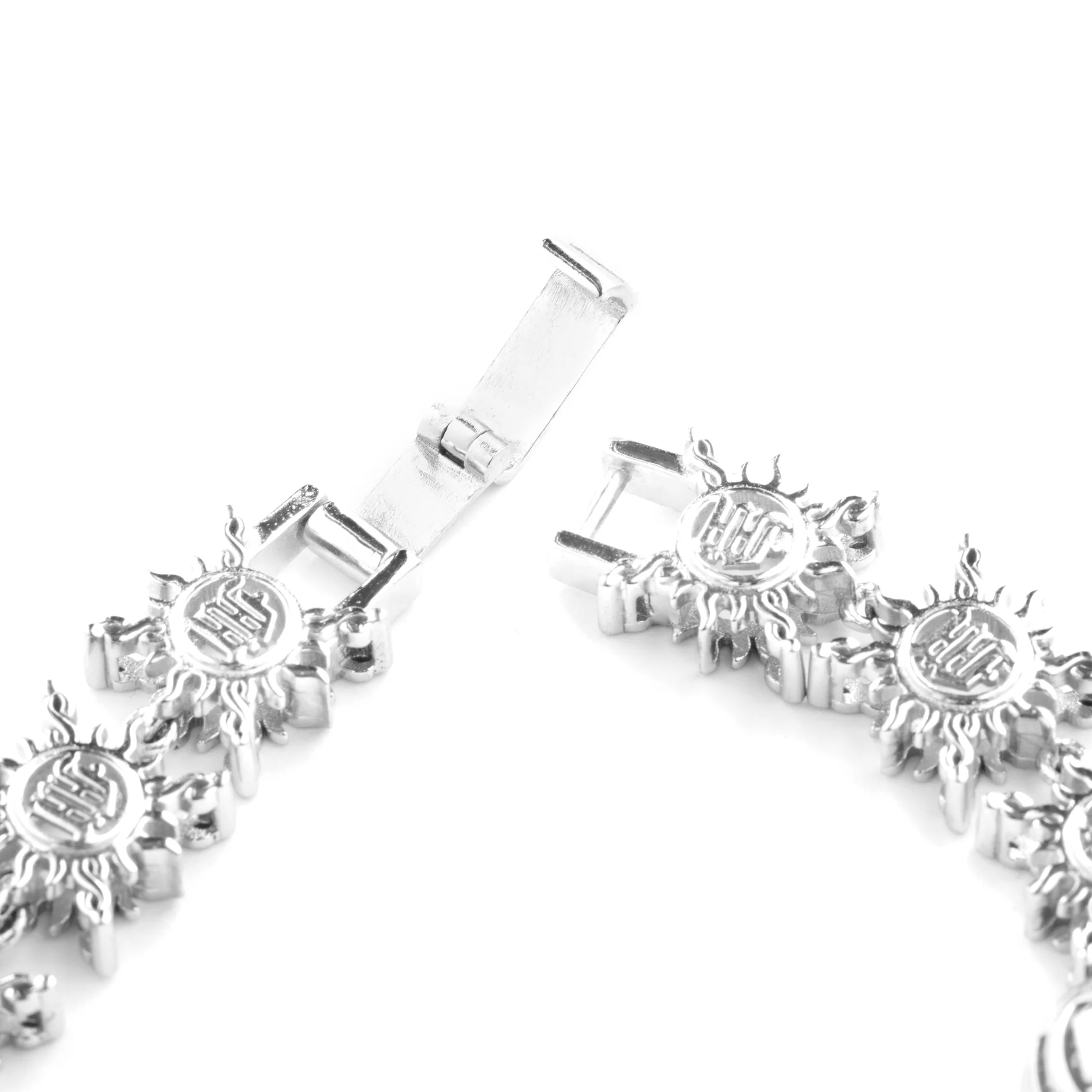 .925 SILVER MONOGRAM GEMSTONE BRACELET - Image 5