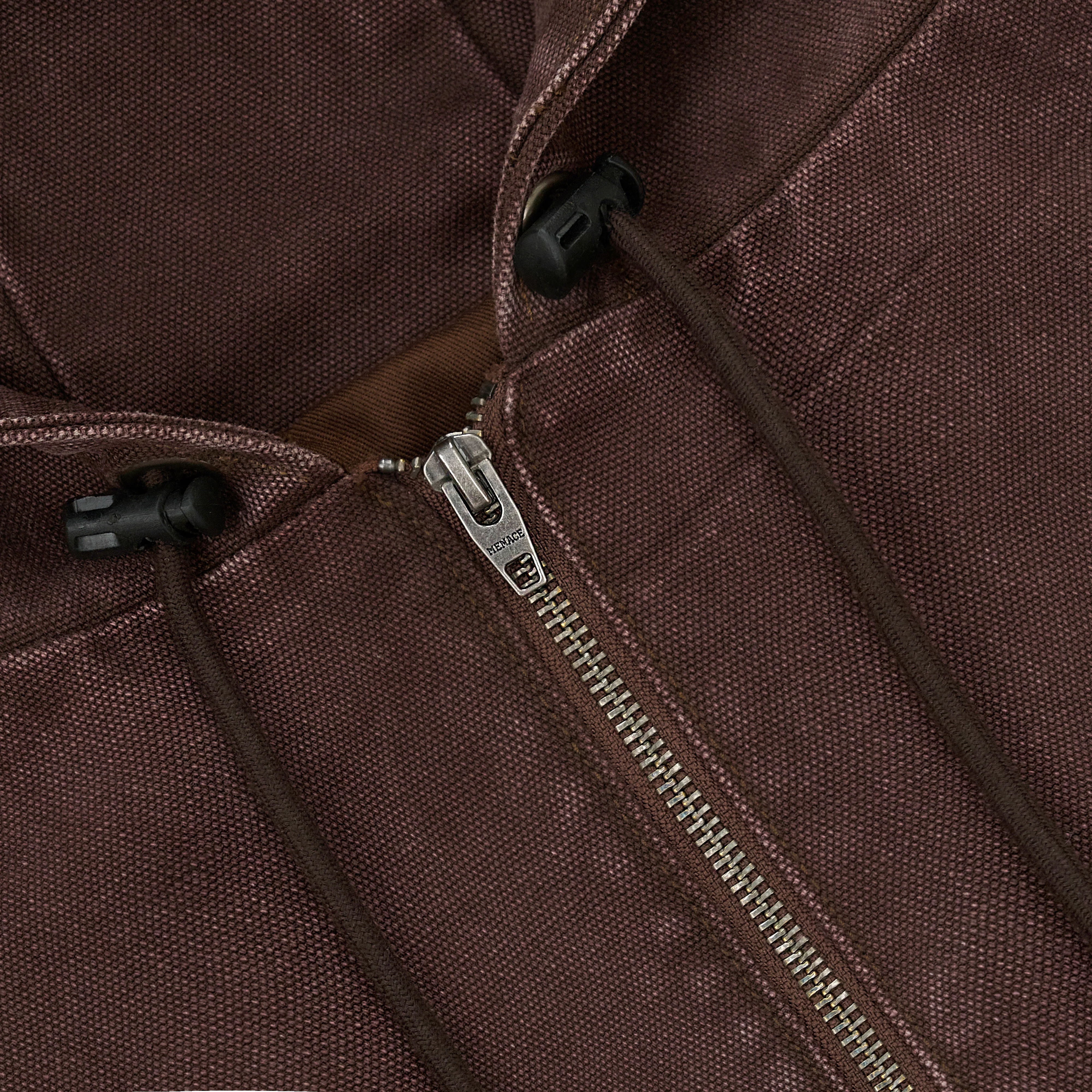 STEEL EMBOSSED CANVAS HOODED JACKET - Image 7