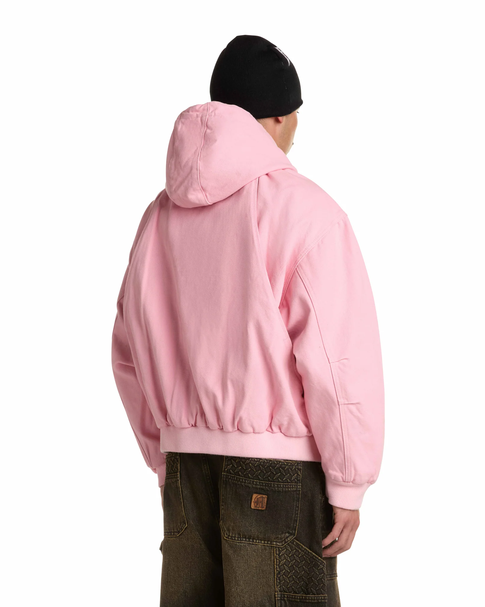 STEEL EMBOSSED CANVAS HOODED JACKET - Image 4