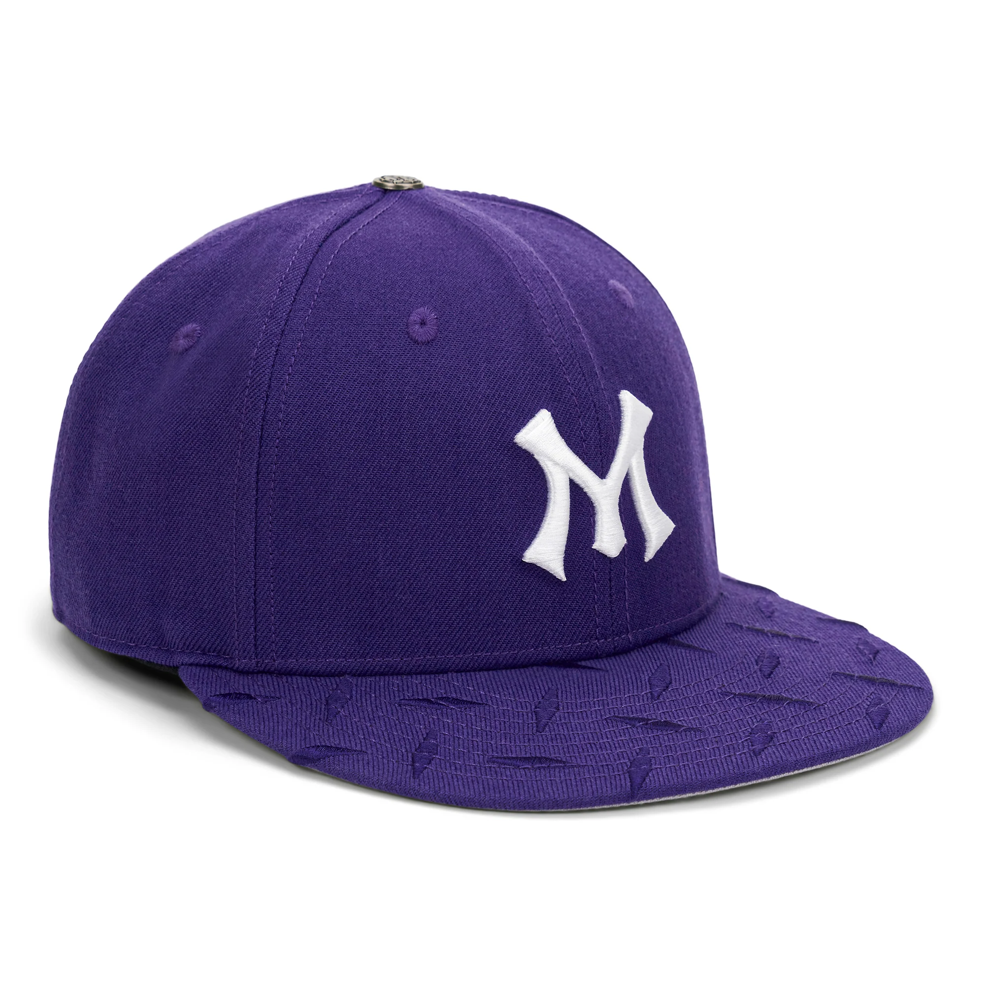 TEAM LOGO STEEL-PLATED BRIM FITTED CAP - Image 2