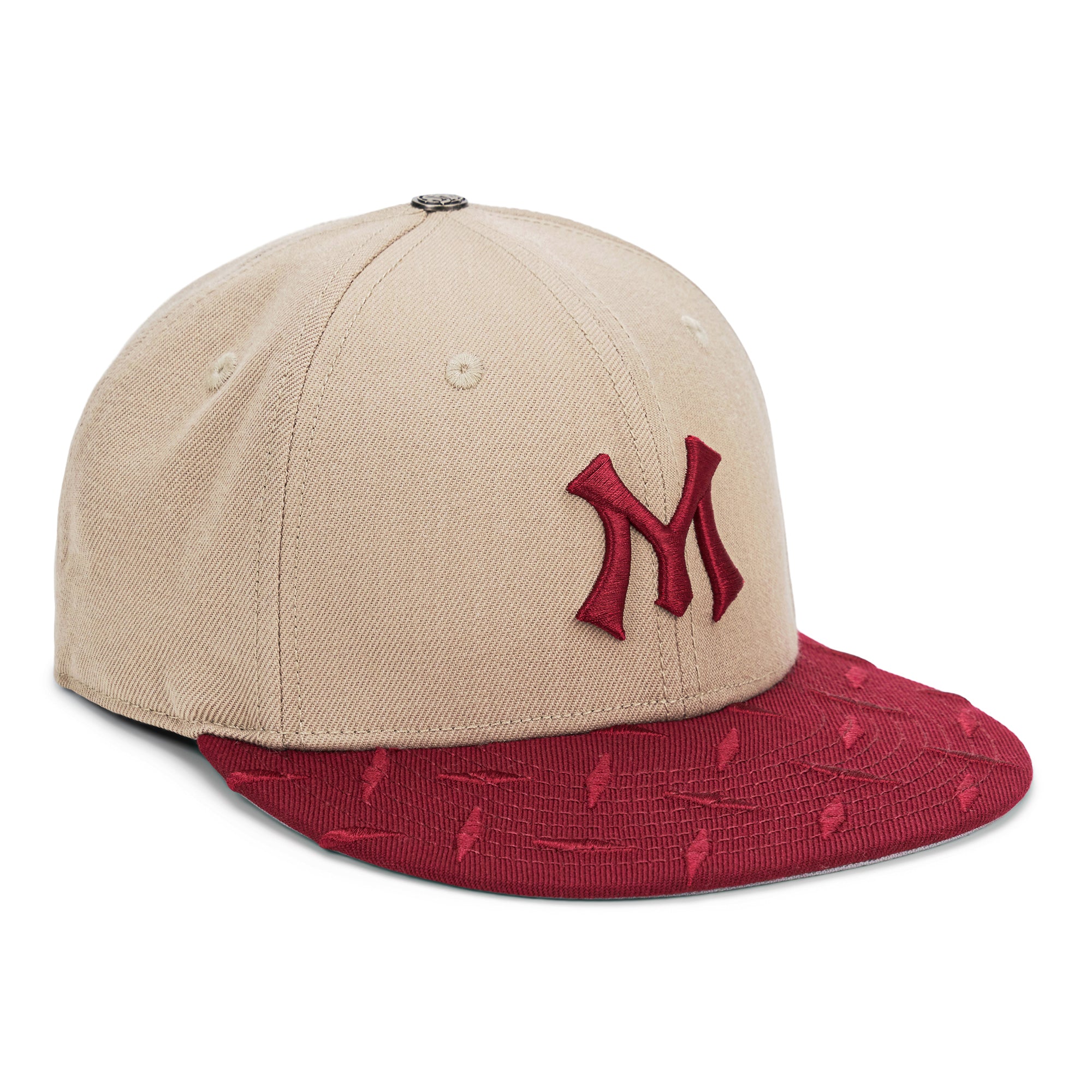 TEAM LOGO STEEL-PLATED BRIM FITTED CAP - Image 2