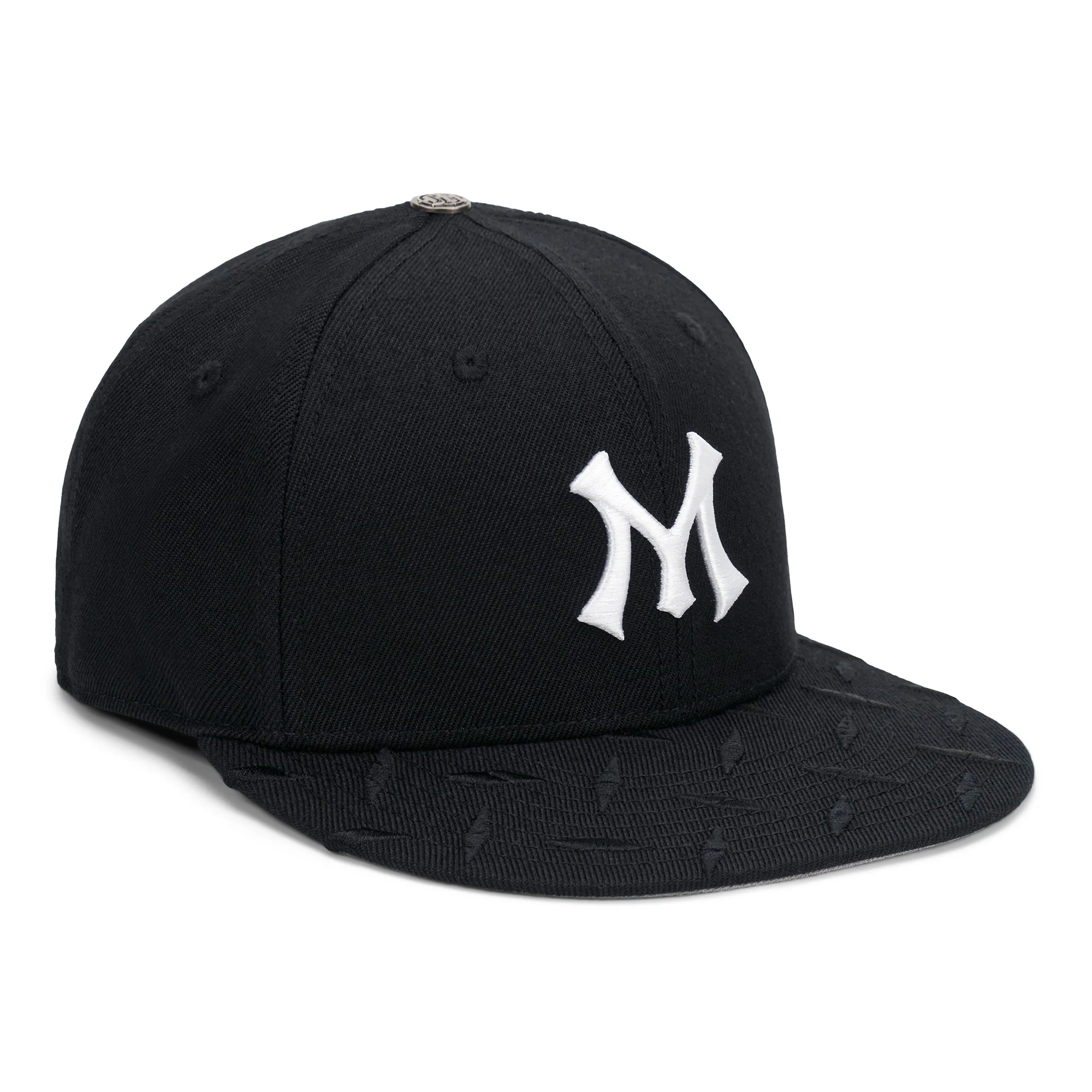 TEAM LOGO STEEL-PLATED BRIM FITTED CAP - Image 3