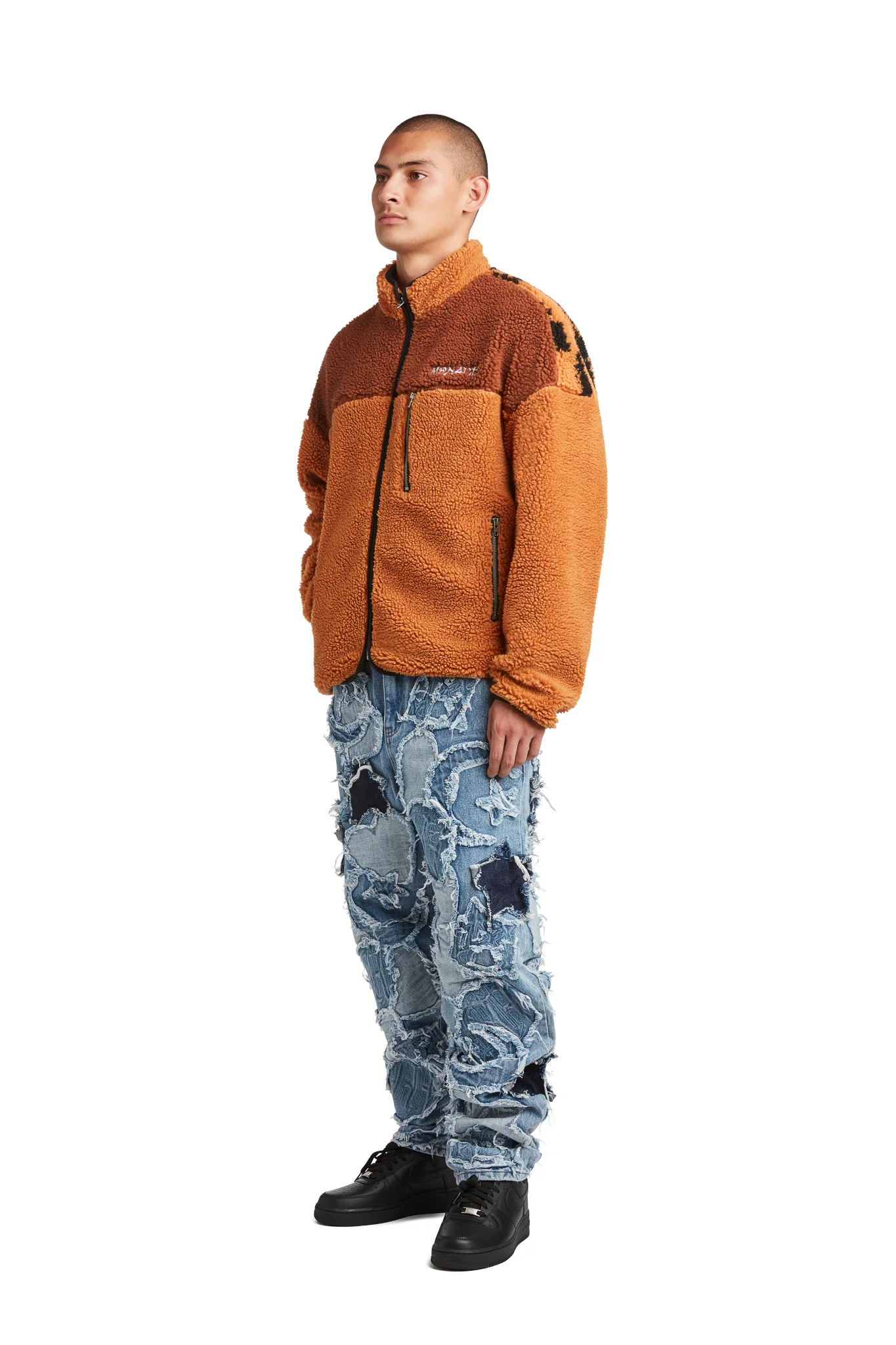 TIGER SHERPA FLEECE ZIP-UP JACKET - Image 7
