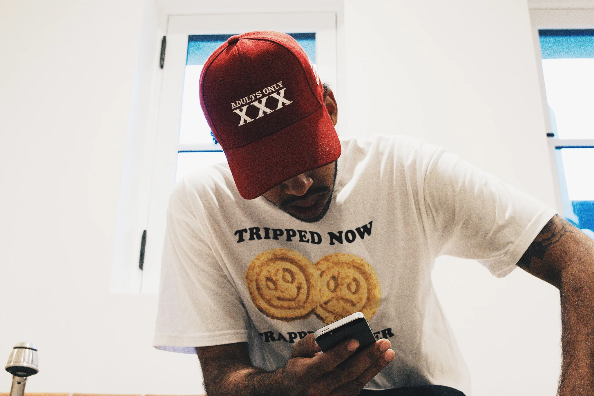 TRIPPED NOW, TRAPPED LATER T-SHIRT - Image 3