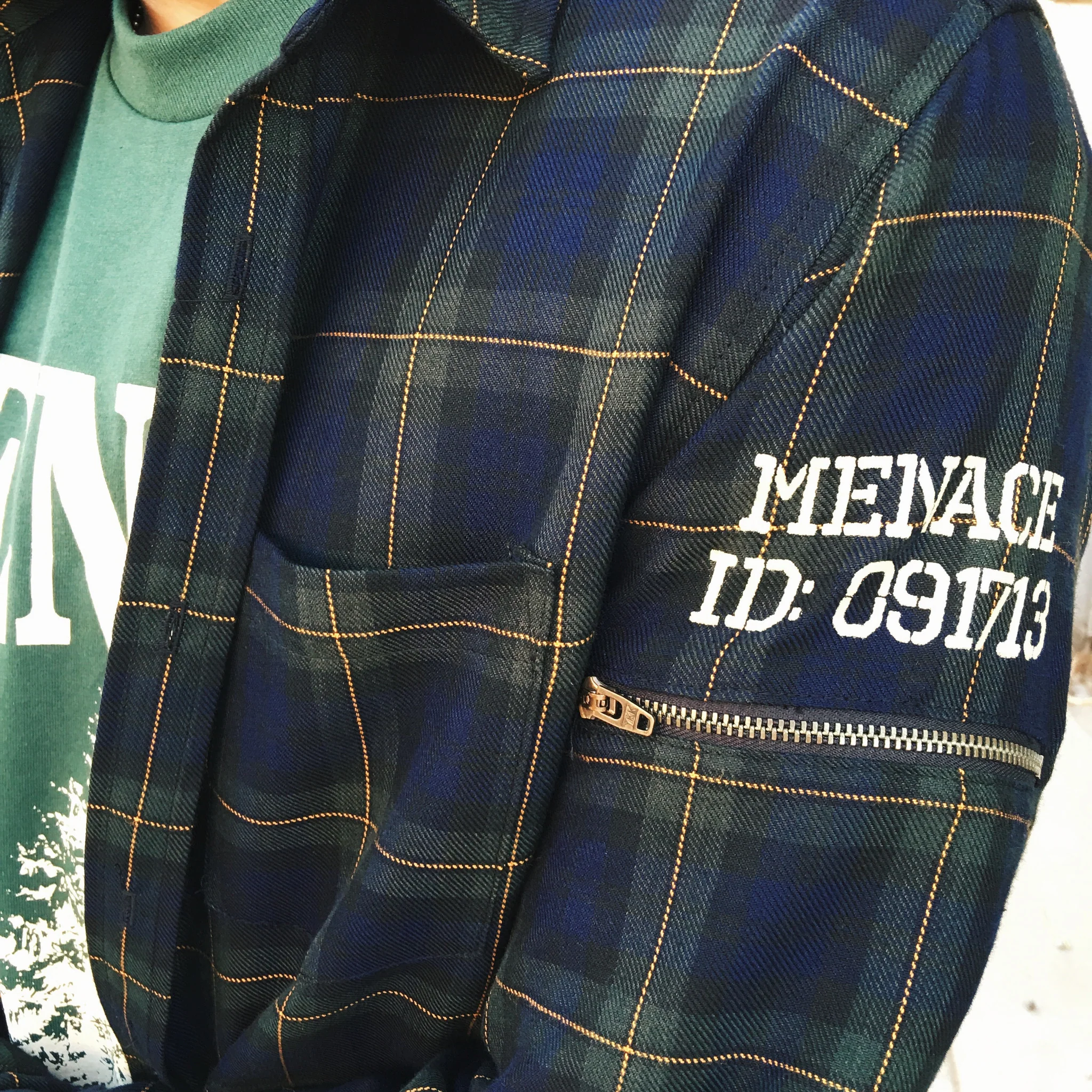 UTILITY FLANNEL BUTTON-UP SHIRT - Image 3
