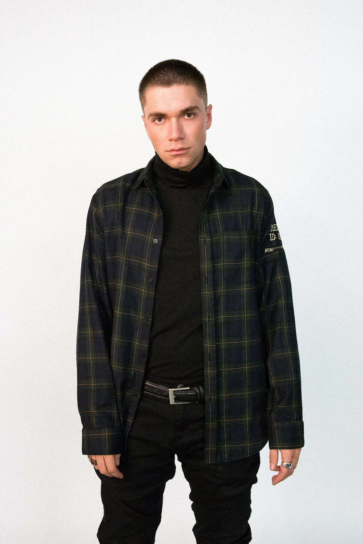 UTILITY FLANNEL BUTTON-UP SHIRT - Image 5