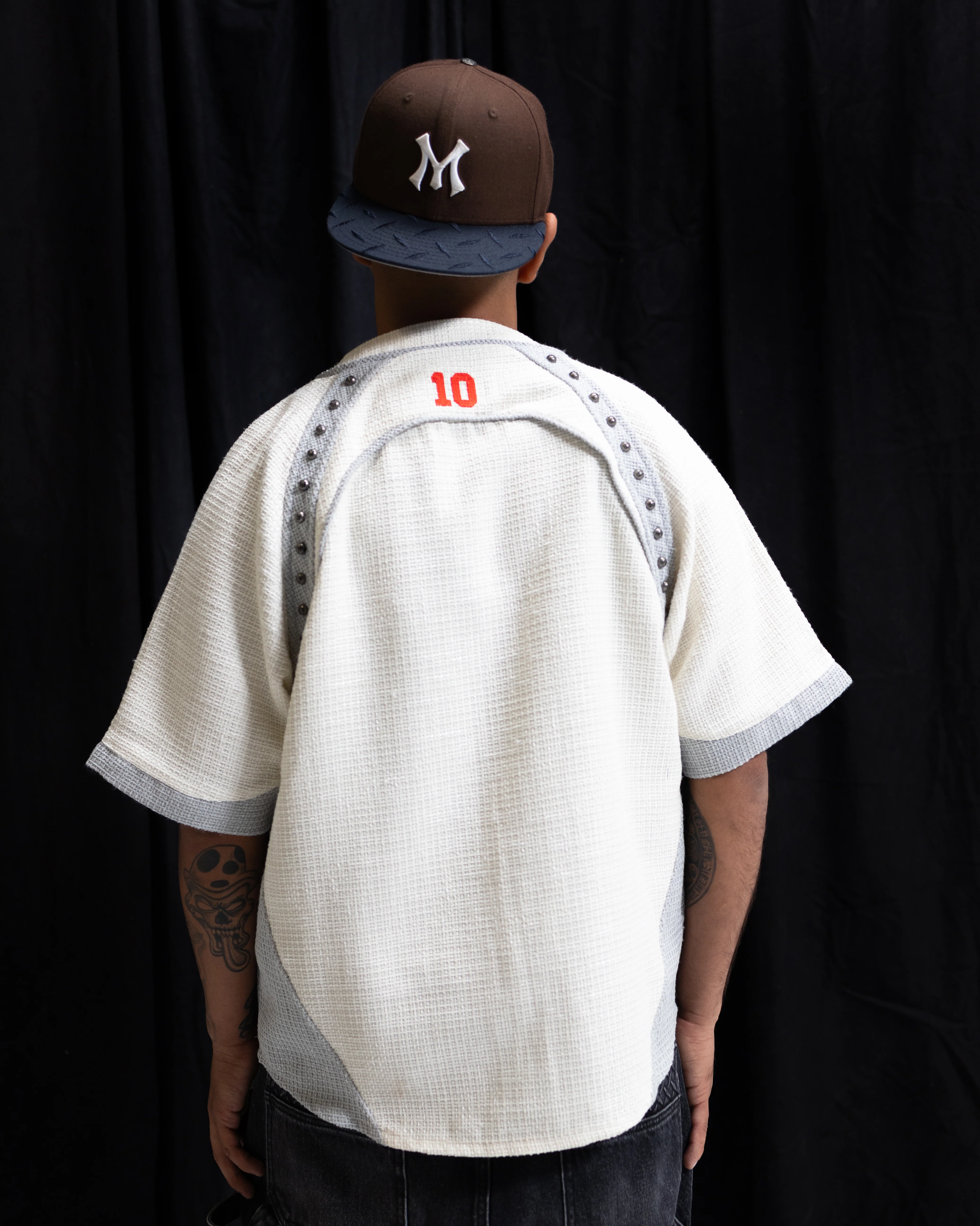 TWEED BASEBALL JERSEY - Image 5