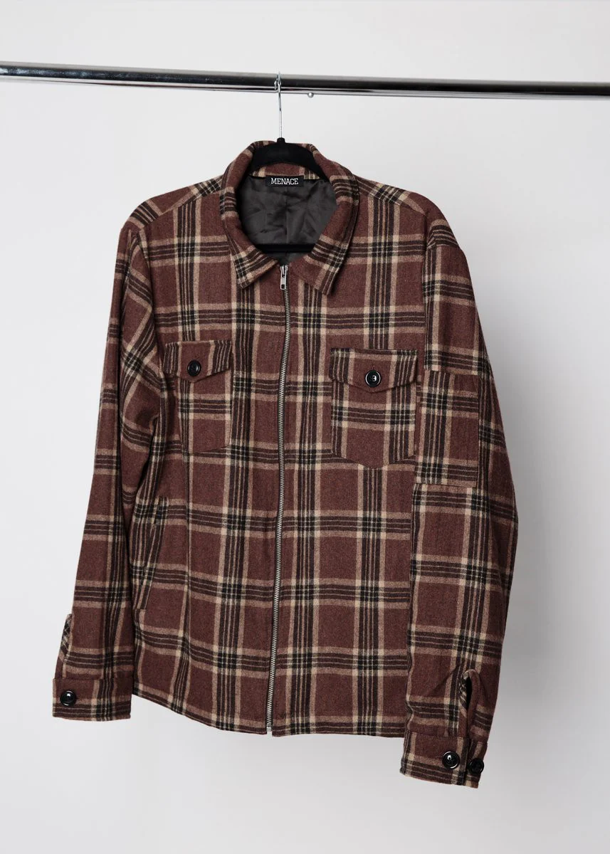 WOOL PLAID JACKET - Image 4