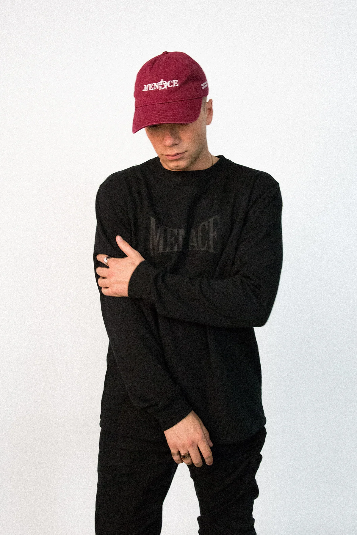 MENACE LOGO TONAL FRENCH TERRY CREWNECK - Image 2
