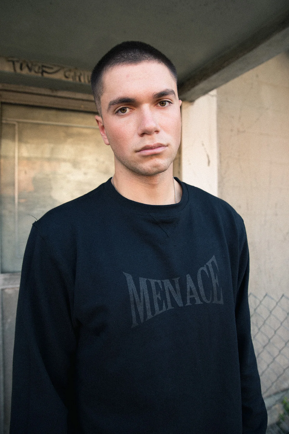 MENACE LOGO TONAL FRENCH TERRY CREWNECK - Image 5