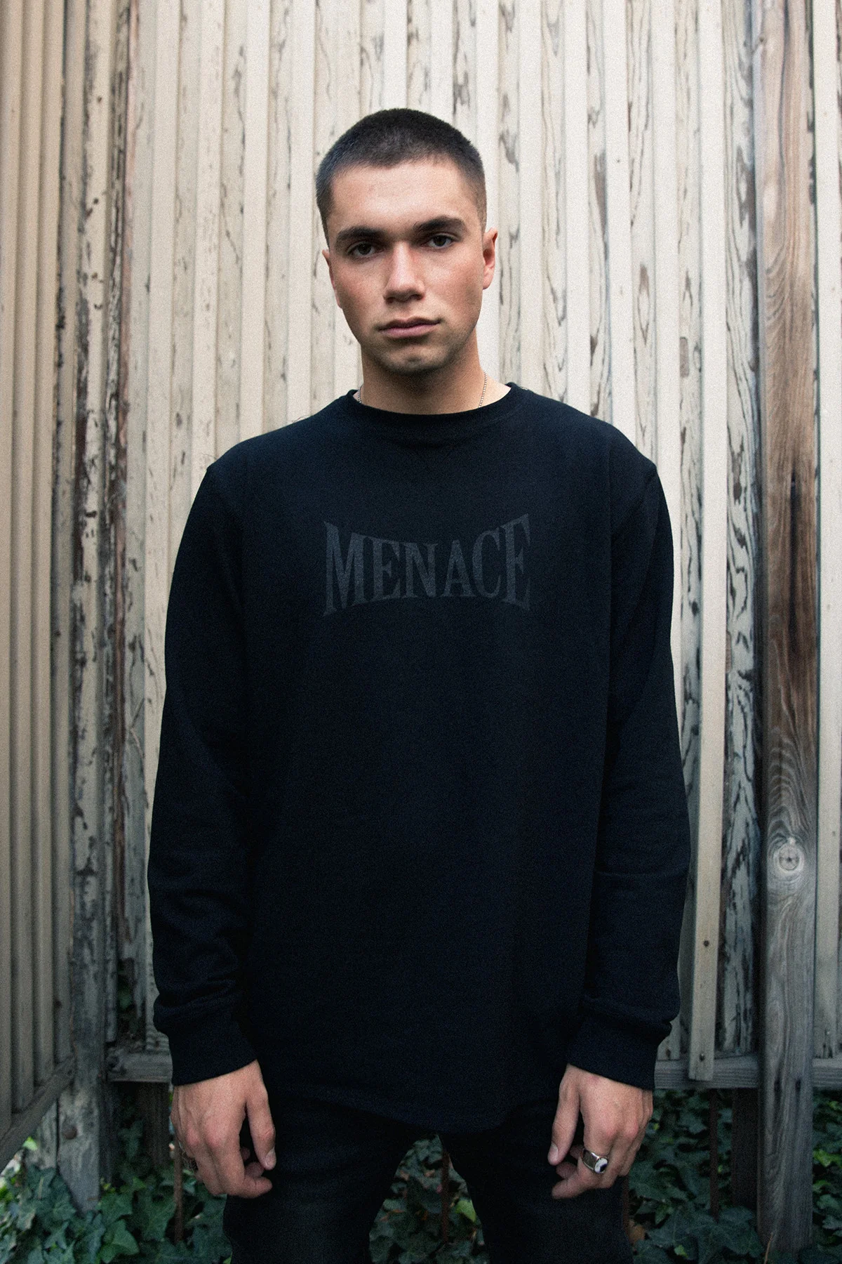 MENACE LOGO TONAL FRENCH TERRY CREWNECK - Image 6
